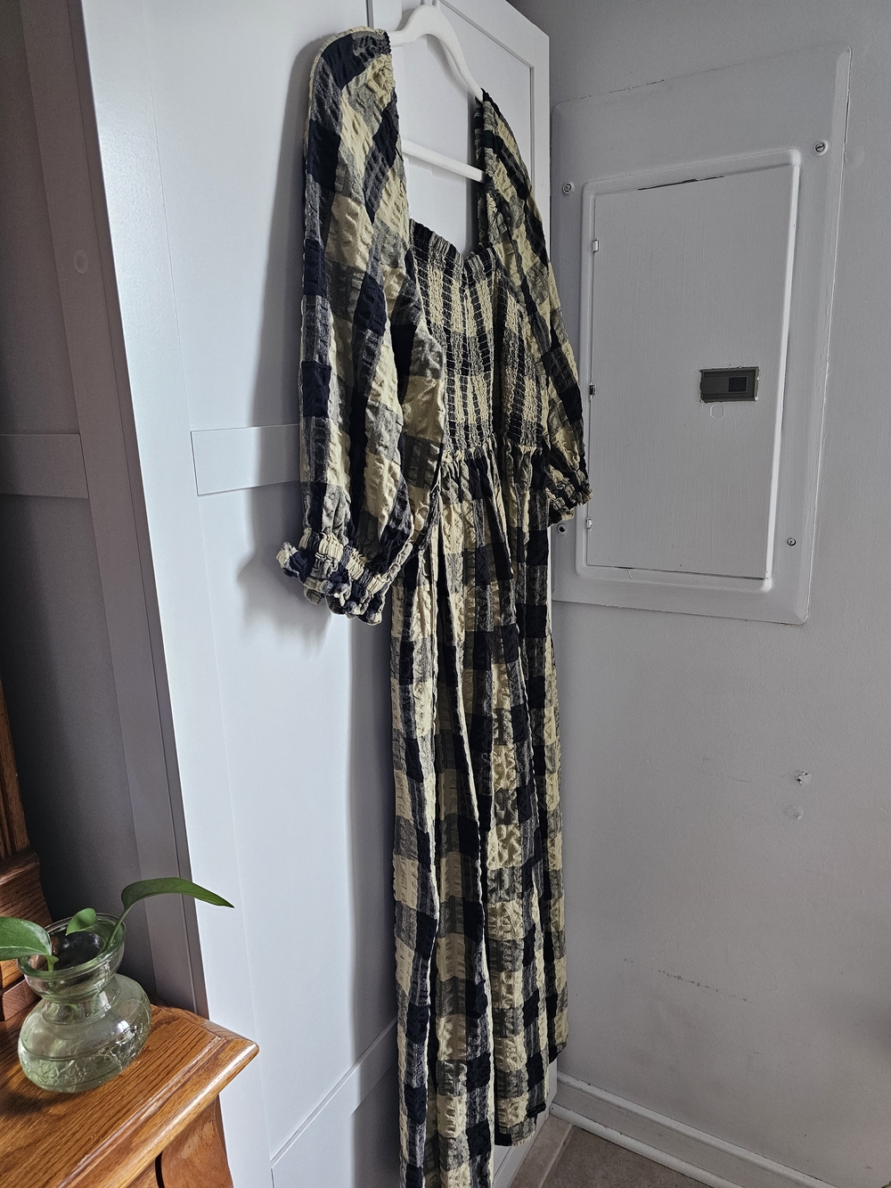 ASOS Design Gingham Maxi Dress - Sz. 14 - Picture 4 of 5